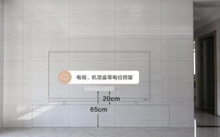影视墙上控开怎么处理图片（影视墙开关插座布置）