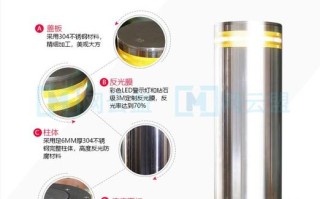 地下车库电动升降杆安装方案，升降路桩安装视频