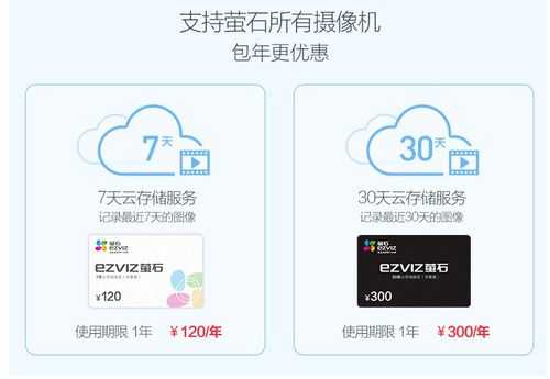 萤石摄像头云存储费用,海康云存储怎么收费的-第1张图片-安保之家 萤石摄像头云存储费用,海康云存储怎么收费的-第1张图片-安保之家