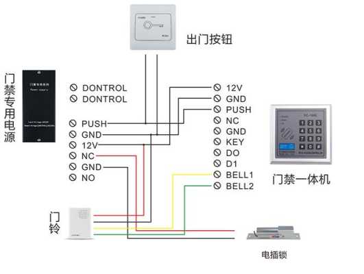 电插锁与按钮怎么接线,电插锁怎么接线图片-第3张图片-安保之家 电插锁与按钮怎么接线,电插锁怎么接线图片-第3张图片-安保之家