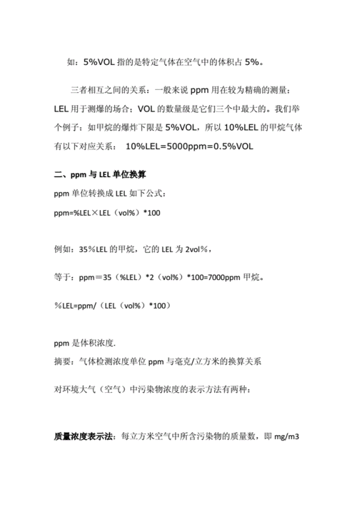 ppm和lel怎么换算(燃气浓度lel是什么单位)-第1张图片-安保之家 ppm和lel怎么换算(燃气浓度lel是什么单位)-第1张图片-安保之家