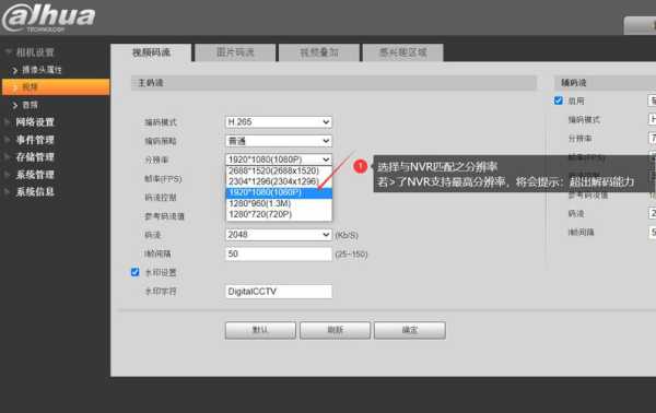 nvr解码能力怎么看(大华摄像头提示解析能力超出范围)-第2张图片-安保之家 nvr解码能力怎么看(大华摄像头提示解析能力超出范围)-第2张图片-安保之家