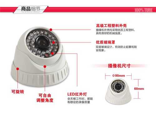 监控摄像头从外观上怎么区分是不是红外线的,监控器远红外怎么判断好坏-第1张图片-安保之家 监控摄像头从外观上怎么区分是不是红外线的,监控器远红外怎么判断好坏-第1张图片-安保之家