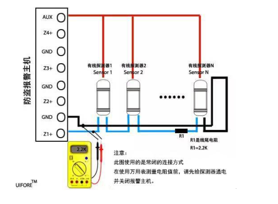 有线一键报警怎么接线(一键关灯的接线方法)-第3张图片-安保之家 有线一键报警怎么接线(一键关灯的接线方法)-第3张图片-安保之家