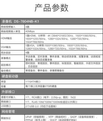 海康7808nb-k1详细参数,海康ds1600k使用说明书-第2张图片-安保之家 海康7808nb-k1详细参数,海康ds1600k使用说明书-第2张图片-安保之家